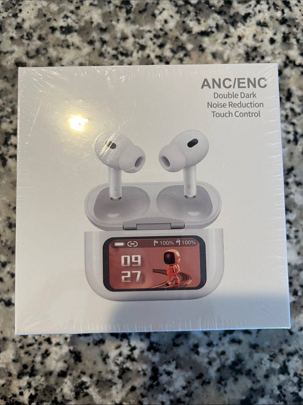 White True Wireless ANC/ENC Earbuds with Smart Charging Case